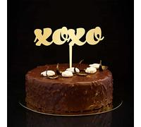 Xoxo - Decoración para tartas personalizada, diseño de silueta de Mr & Mrs, decoración retro para tartas de novia y novio, decoración para tartas de despedida de soltera, regalos de despedida de