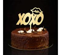 Xoxo - Decoración para tartas personalizada, diseño de silueta de Mr & Mrs, decoración rústica personalizada para tartas de novia y novio para compromiso, decoración de fiesta de novia, regalos de