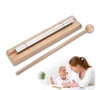 XOXVURI 1 Pieza Campana De Meditación Con Mazo Instrumento De Percusión 1 Fonema Para Oración Yoga Energías Orientales Curación O Gestión Del Aula De Profesores