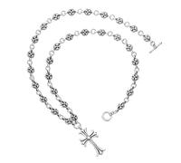 XOXVURI 1 Pieza Colgantes Cruz Collar De Cruz Hombre 50Cm Collar Cruz Símbolo De Fe Moderno Y Versátil Un Excelente Regalo Para Ocasiones Especiales Como Cumpleaños Navidad San Valentín