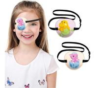 XOXVURI 2 Piezas Parches Ojos Parches Oculares Parches Ajustables De Ojos Con Hebilla Parches Para Corrección Visual Y Terapia De Ojo Vago De Ojos Para Gafas Infantiles Y Oclusión Ocular