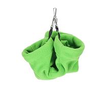 XOYIXOYI, Cama de hámster, para Animales pequeños, Hamaca de túnel Colgante, casa cálida para Dormir, Acogedor Nido, Accesorio de Jaula Duradera, para hámster Enano, jerbil, (Verde)