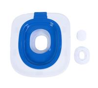 XOYIXOYI Kit de entrenamiento de inodoro para gatos, reutilizable, orinario, extraíble, sistema de entrenamiento de inodoro para mascotas, para el hogar, tienda de mascotas (azul)