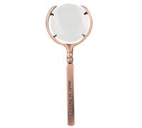 XOYIXOYI Lupa de joyería, aumento de 30X, luz LED, diseño plegable compacto, para evaluación de antigüedades de sellos de monedas, negro (Bronce)