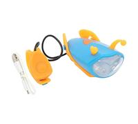 XoYixoYi Luz delantera para bicicleta, carga USB, alto brillo, linterna para scooter (azul)