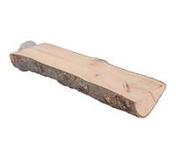 XOYIXOYI, para Perchas para Loros, para pájaros pequeños, Juguetes para Masticar de Madera de Manzano, Accesorios para jaulas de Acero Inoxidable, Soporte para pájaros, no tóxico, (6-7/18)