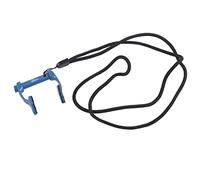 XOYIXOYI Pinza Nasal para Natación, Cuerda Ajustable Antipérdida, Diseño de Ángulo de 25 Grados, Silicona de Alto Rendimiento para Buceadores, Snorkel, Entrenamiento de Equilibrio (Azul)