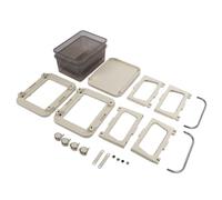 XOYIXOYI Rolling Drawer Cabinet for Office, Large Storage Space with Wheels, Multifunctional Organizer for Study Room, Sturdy PP and Steel Material, Modern Design (2 Tier)