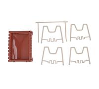XOYIXOYI Soporte para Tapa de Olla, PP Duradero, Ahorro de Espacio, Base Antideslizante Estable, Organizador de Tabla de Cortar de Amplia aplicación (UNA)