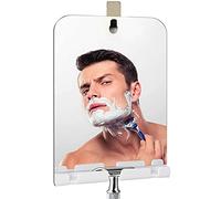 XoYo Espejo de Ducha Grande sin Niebla, Espejo de Ducha antiempañamiento, Espejo de Afeitado de Maquillaje de Ducha, Espejo de Ducha sin Marco, Espejo para Colgar en la Pared