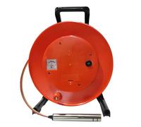 XOYUBIA Medidor de Profundidad de Pozo versátil de 10 a 300 m para medir el Nivel de Agua subterránea Incluye sonda Fija y Cinta de Acero para Usar en pozos, Perforaciones, embalses y tuberías