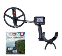 XP Metal Detectors ICONX - Potente, Simple, Versátil, Detector de Metales Inalámbrico Multifrecuencia, Impermeable, Plato FMF 28 cm, Ultra Ligero, Compatible Deus II (ICONX-28FMFRC)