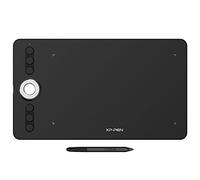 XP-Pen Deco 02 Tableta Gráfica Dibujo Digital con Lápiz P06 sin Batería 8192 Niveles de Presión y Teclas de Atajo, Tableta Digitalizadora Viene con el Último Software de Dibujo de ArtRage Lite