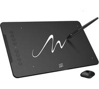 XP-PEN Tableta Gráfica, Deco 01v3 Tableta Gráfica de Dibujo sin Pantalla para Principiantes con Lápiz de 16K (16384) Niveles de Presión, 8 Accesorios Personalizables, 10 Pulgadas