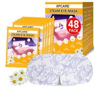 XPCARE Mascarillas de vapor para ojos secos, máscara de ojos caliente de vapor autocalentada, máscara de ojos térmica desechable para ojeras, ojos hinchados, alivia el estrés y la fatiga ocular