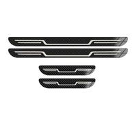 Xpccbhd 4 Piezas Coche Decoración Estribos para BMW X6 M (E71) 2012-2014, Acero Inoxidable Protector Umbral Puerta Pegatina Antirrayas,B