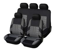 Xpccbhd Funda para Asiento de Coche, para VW Phaeton 2007-2016 Fundas para Asientos Delanteros y Traseros (Modelo Grueso), 9-Piece Set-H