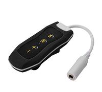 Xpccj Reproductor de música MP3 con Cable para Deportes acuáticos, Radio FM portátil, Recargable, multifunción, Sumergible en casa, IPX8, natación Resistente al Agua (Negro)