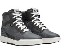 XPD Moto Way H2Out Zapatos de moto impermeables, gris-blanco, tamaño 40 para Hombres