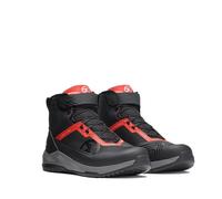 XPD X-Beat H2Out zapatillas impermeables para motocicletas, negro/rojo, Talla 37