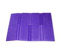 XPE - Cojín de asiento plegable de espuma para sentarse al aire libre en bancos de nieve o suelos, compacto y fácil de almacenar cuando está plegado (morado)