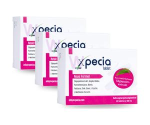 Xpecia Tablet New Formula Hair Mujeres 3x60 Tabletas