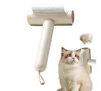 xPeigne pour animaux de compagnie en acier inoxydable, brosse de perte et de démêlage, outil de toilettage avec fonction robuste, accessoire d'épilation pour chiens et chats, peigne pour chatons, chio