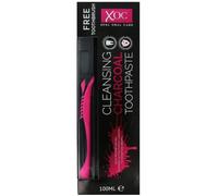 Xpel Charcoal pasta dental blanqueadora con carbón activado + cepillo de dientes