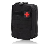 XPEX 1 pieza Bolsa de primeros auxilios vacía, bolsa de primeros auxilios táctica vacía de 23 * 15Cm, bolsa médica externa Molle, botiquín de primeros auxilios, escalada y rescate