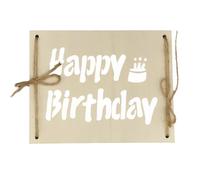 XPEX 1 Pieza de Regalo en Efectivo de Madera, Regalo de Cumpleaños con Tarjeta de Madera,Caja de Efectivo de Tarjeta de Felicitación DIY,Regalo de Cumpleaños Sorpresa