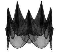 XPEX 1 Piezas Halloween Espeluznante,Espeluznante Para Halloween Decoracion,215X500Cm Algodón Poliéster Espeluznante Tela Decoraciones De Halloween Para Cortinas Pared Puertas,Decoracion Halloween
