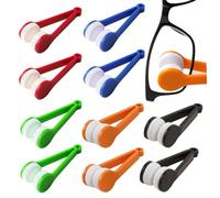 XPEX 10 Paños de Microfibra para Limpiar Gafas,Paños de Microfibra para Limpiar Gafas,Paños de Microfibra para Limpiar Gafas que no dañan las lentes, Reutilizables
