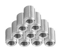 XPEX 10 Piezas Tuercas Reductoras Macho y Hembra con Inserto Roscado,M8*M6*10 Inserto Roscado, para Equipos Mecánicos de Turbinas de Vapor de Automóviles,Robusto y fácil de usar