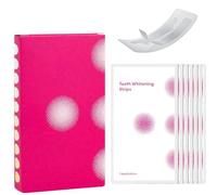 XPEX 14 Piezas de Tiras Blanqueadoras Dientes Profesionales, kit de Whitening Strips, Que Elimina las Manchas Profundas, Elimina las Manchas de Café y té, Unisex (Envase Rosa)