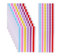 XPEX 2040 Piezas Esquinas adhesivas para fotos, Esquinas adhesivas para fotos, esquinas adhesivas para fotos de doble cara, esquinas adhesivas para álbumes de fotos（color）