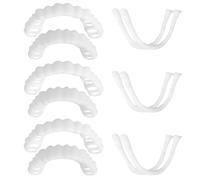 XPEX 3 Juegos Carillas Dentales, Dentaduras Postizas Ajustables, Dientes Postizos Temporales, Dientes de Carillas Cosméticos, Dentadura Postiza Perfecta, Hombres, Mujeres