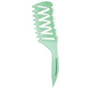 XPEX peine pelo rizado cepillo pelo rizado cepillo curly rizos bounce curl brush Cepillo Multifuncional para Rizos Cepillo para Cabello Rizado para Peinar Dar Forma verde