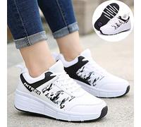 XPF Zapatos con Ruedas Patines De Ruedas Patines En Línea Zapatos De Exterior Gimnasia Zapatillas De Moda para Niños Niñas Adultos Jóvenes,WhiteSingleWheel-39