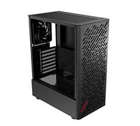 XPG Valor Air - Caja compacta para PC ATX Midi Tower (Panel Frontal de Malla magnética con diseño de patrón de Tallado aerodinámico, Filtro de Polvo extraíble, Ventiladores de 4 x 120 mm instalados,