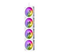 Xpg ventilador magnético hurricane mag 120 argb pwm - blanco