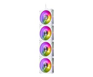 Xpg ventilador magnético hurricane mag 120 argb pwm - blanco