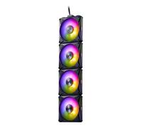 Xpg ventilador magnético hurricane mag 120 argb pwm - negro