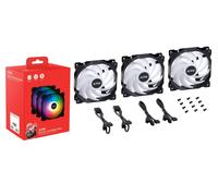 XPG VENTO 120 ARGB PWM Carcasa del ordenador Ventilador 12 cm Negro 3 pieza(s)