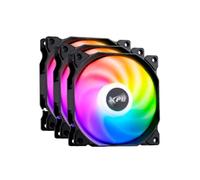 VENTILADOR CAJA XPG VENTO 120MM NEGRO RGB X3