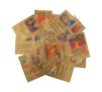 XPJBKC 55 Piezas de Tarjetas de Anime Coleccionables, Colección de Oro, Tarjetas Ultra Raras Garantizadas