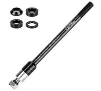 XPJBKC Eje tubular para bicicleta, M12 x 1,0 (160 - 178 mm), longitud del vástago ajustable, adaptador de eje de montaje rápido, resistente, ligero, compatible con Thule, Qeridoo, Croozer