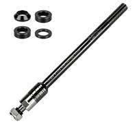 XPJBKC Eje tubular para bicicleta, M12 x 1,75 (160 - 178 mm), longitud de vástago ajustable, adaptador de eje de montaje rápido, resistente, ligero, compatible con Thule, Qeridoo, Croozer