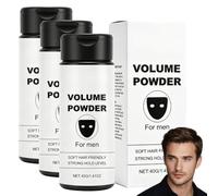 XPJBKC Polvos Pelo Hombre, Pack de 3 40g Polvos para el Pelo Efecto Mate, Volumen Instantáneo Sin Grasa No Pegajoso Sin Residuos Blancos Texture Powder Para Todos Los Tipos De Cabello Fino