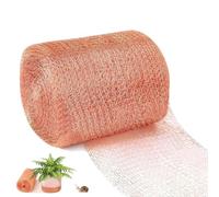XPJBKC Red de Cobre Anticaracoles, 9 M x 12,7 CM 100% Malla de Cobre Puro, Repelente de Caracoles, Relleno de Huecos, protección de plántulas y Trampa para Ratones