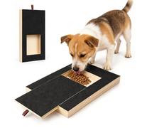 XPJBKC Tabla Rascadora para Perros con Cajas de Golosinas, 35x25x3 cm Tabla de Rascar para Perros, Rascador Uñas P-erro, Rascador de Molienda de Uñas, Recortador de Uñas Alternativo